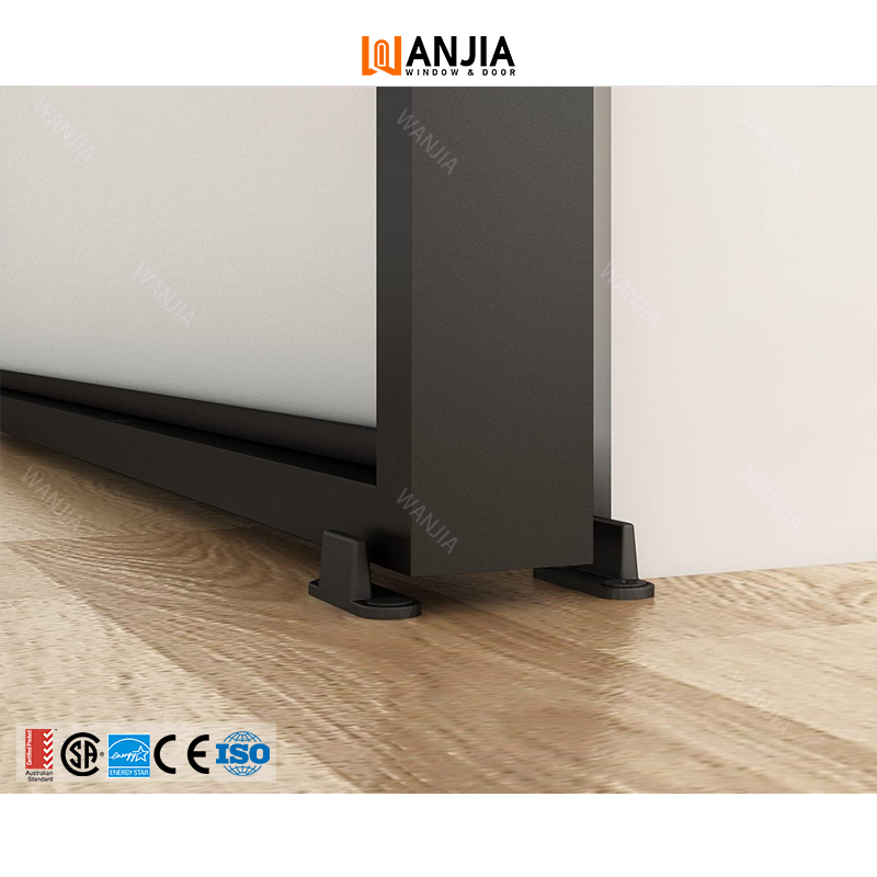 WANJIA Hurricane Proof Impact Double Glazed Aluminum Sliding Doors Interior Kitchen Aluminium Sliding Door