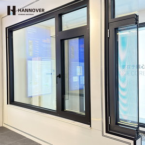 Modern Energy Efficient NFRC Aluminum Alloy Swing Casement Window Double/Triple Glazed for Commercial Residential Bedroom Use