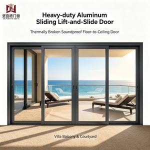 Airtight Aluminum Compression Sliding Door