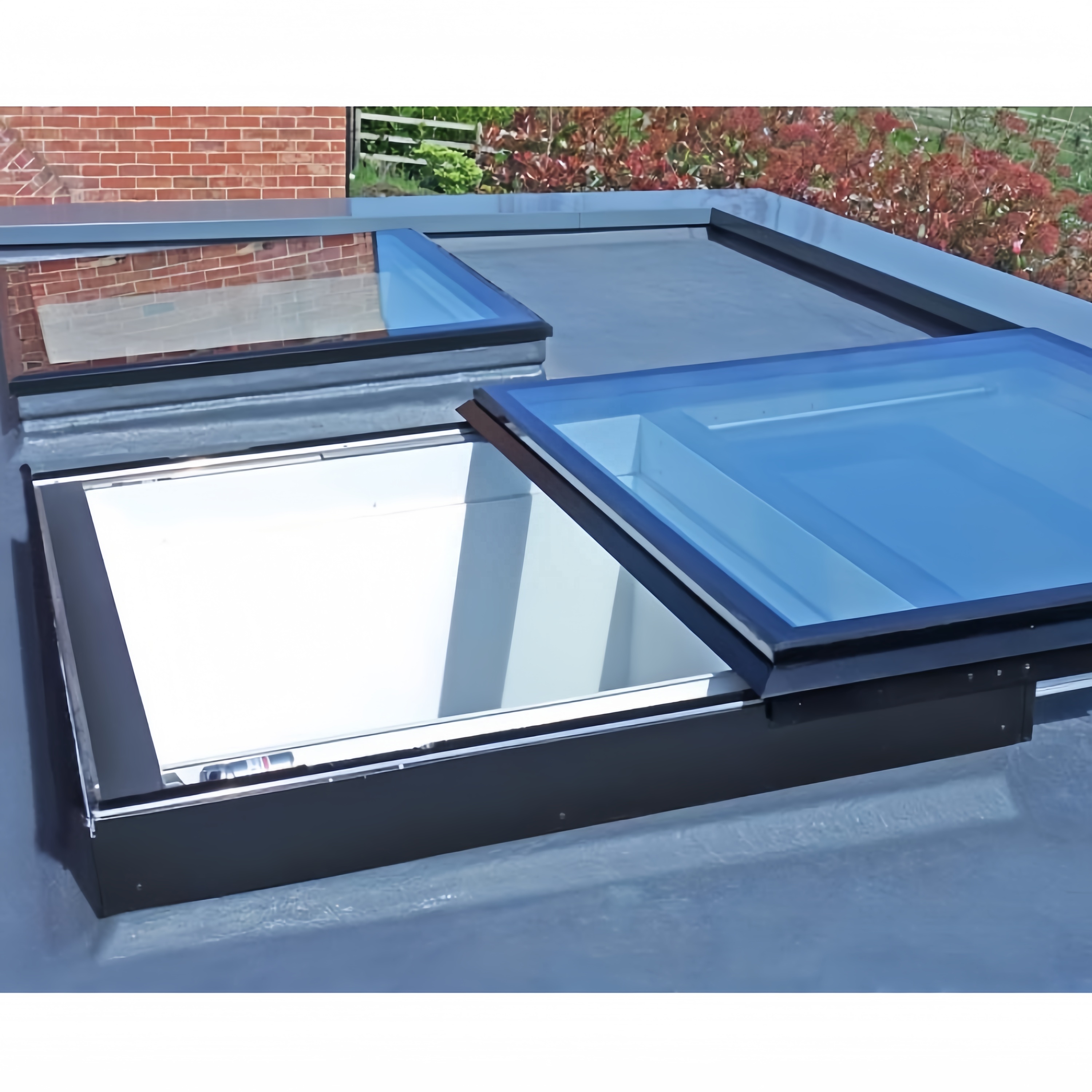 Hot Sale Waterproof Hurricane Proof Aluminium Glass Electric Roof Skylight Top Open Sky Celling Skylight Roof Window Skylight