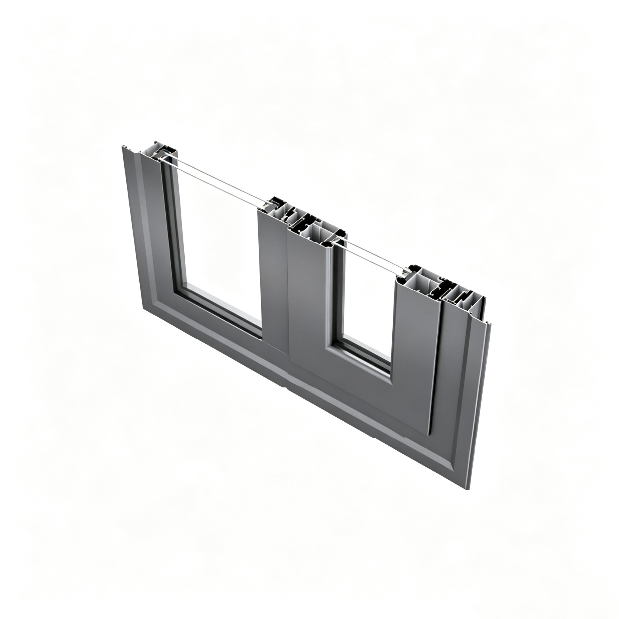 Easier Construction Aluminum Casement Doors Luxury Modern Style Double Glazed Inward/Outward or Awning Opening Glass Swing Door