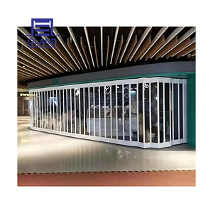 Luxe Transparent Acrylic Sliding Bi Folding Door