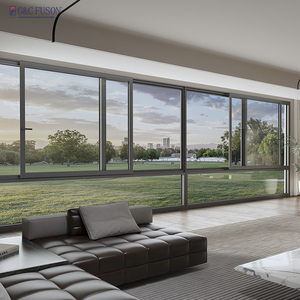 Fuson Drift Window Kitchen Balcony Double Glazed Aluminum tilt and turn Window Drifting Windows