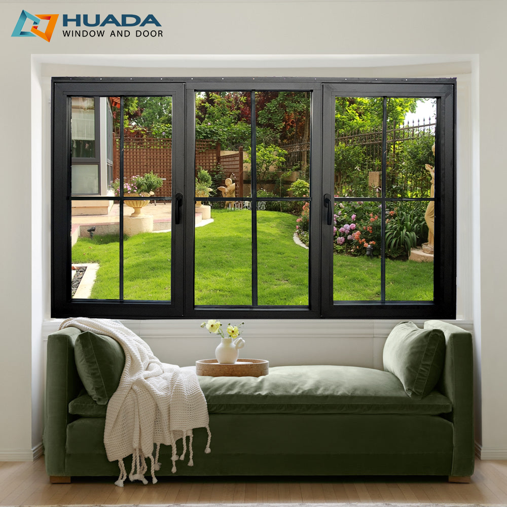 NFRC Certified Modern Aluminum Windows and Doors Energy Efficient Soundproof Low-E Glass Aluminum Casement Windows for Houses