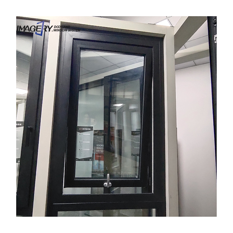 Factory Direct Thermal Break Aluminum Awning Window Ventilation Soundproof for Bathroom Kitchen