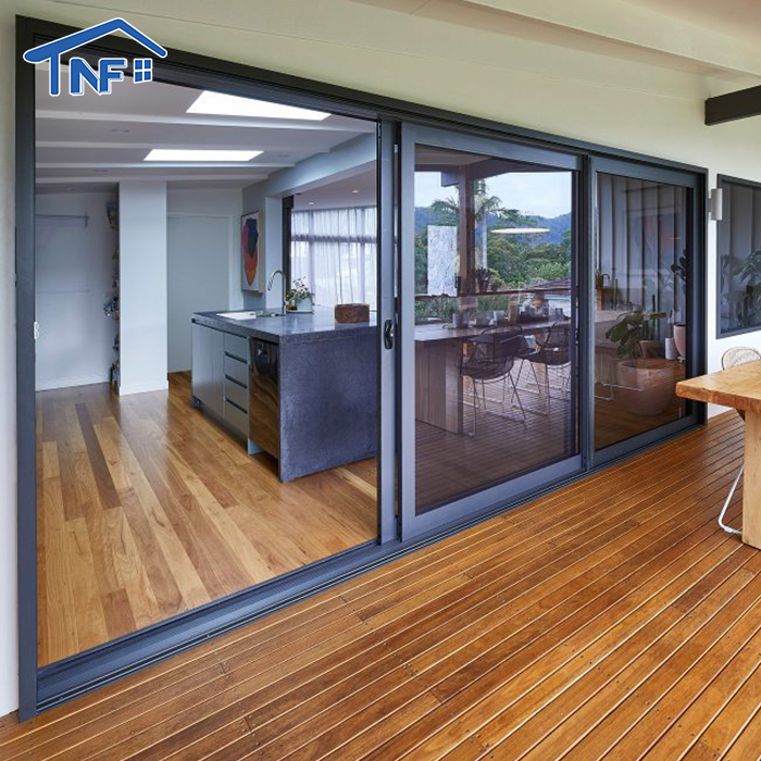 Aluminum Alloy Folding Screen NF Magnetic Roller Blind Stainless Steel Insect Control Sliding Doors Tempered Glass Mosquito Net
