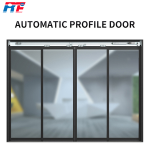 RETO Automatic Sliding Aluminum Alloy Framed Door Complete Set | Electric Commercial Entrance For Shopping Mall Shop Office