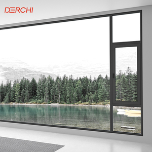DERCHI Factory Direct Tinted Aluminum Swing Windows