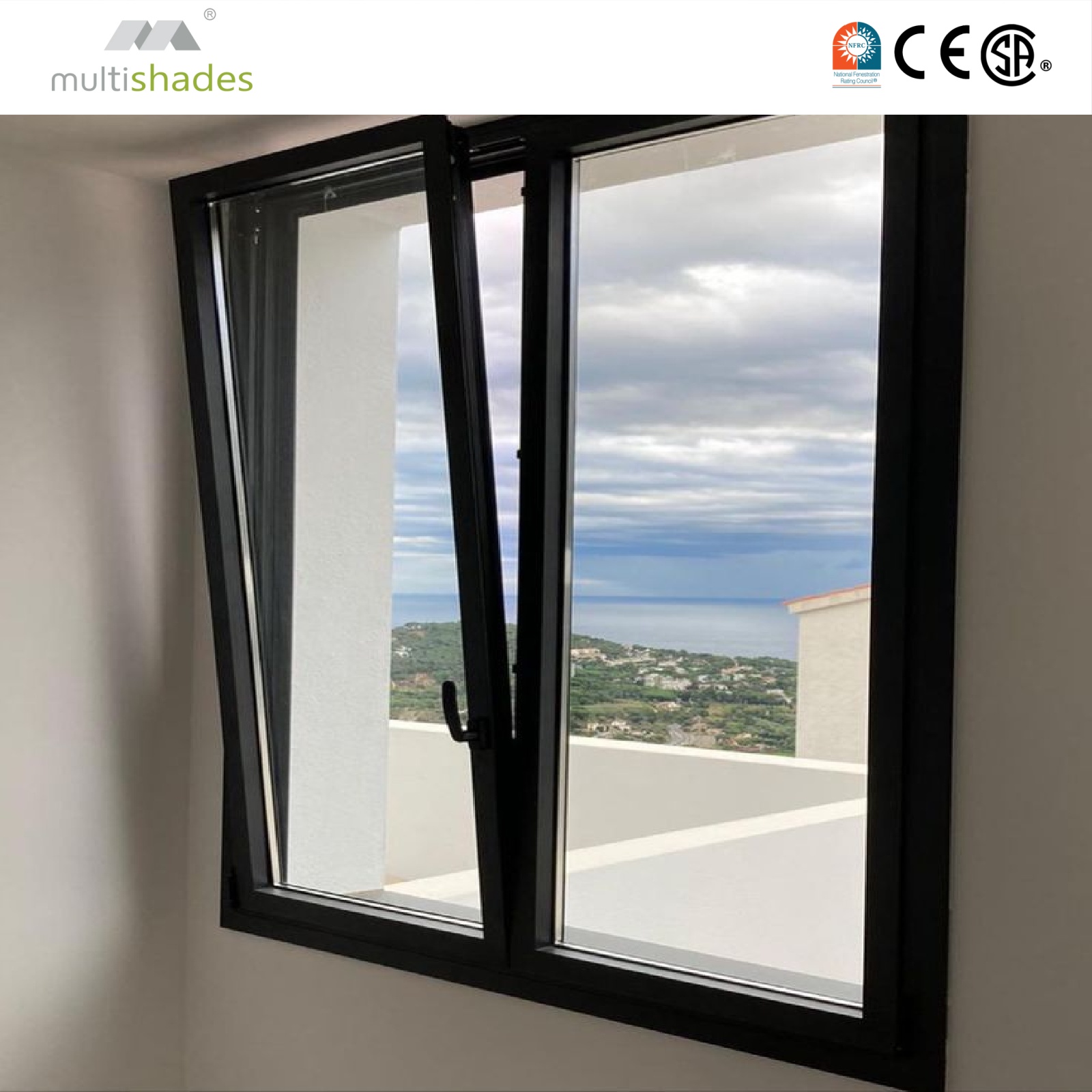 NFRC AS2047 European Style High Quality Energy Efficient Thermal Break Aluminum Triple Glaze Passive House windows