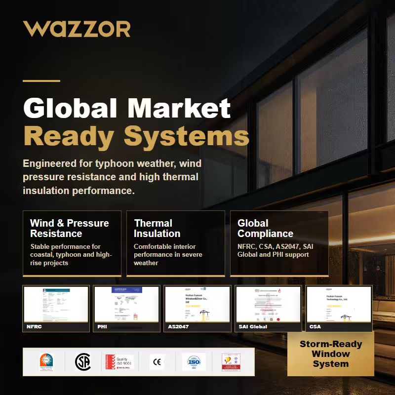 Wazzor Electric Lift Window | Motorized Vertical Operation Upward Electric Aluminum Windows Sliding Lift Window