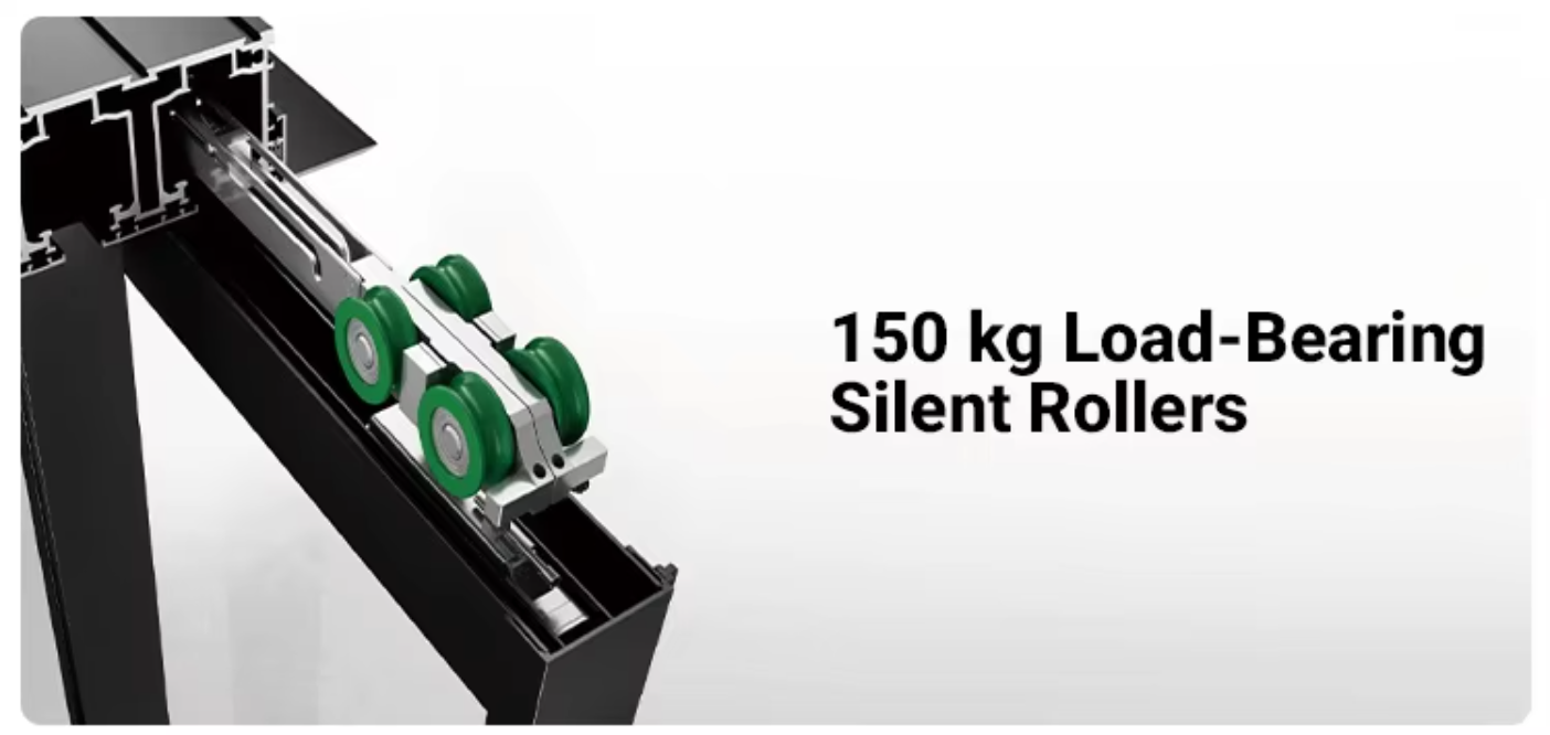 150 kg Load-Bearing Silent Rollers