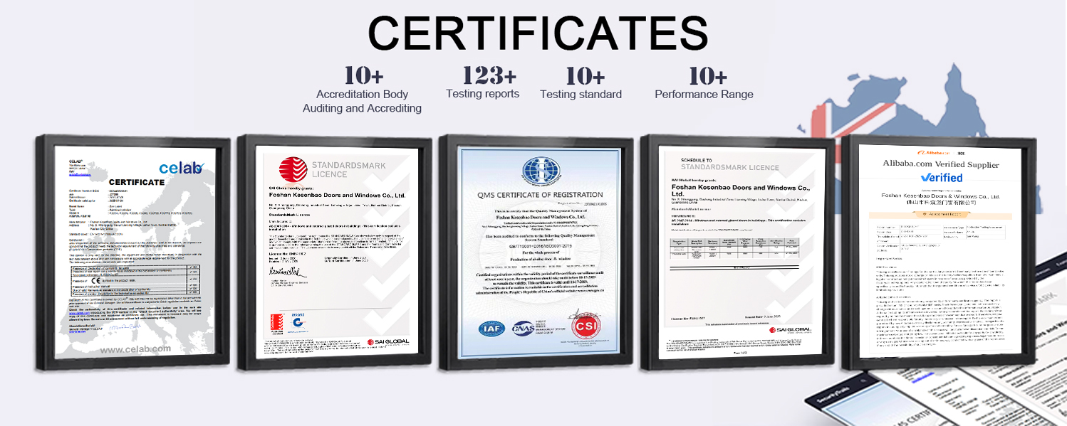 Factory Certificates ISO CE AS2047