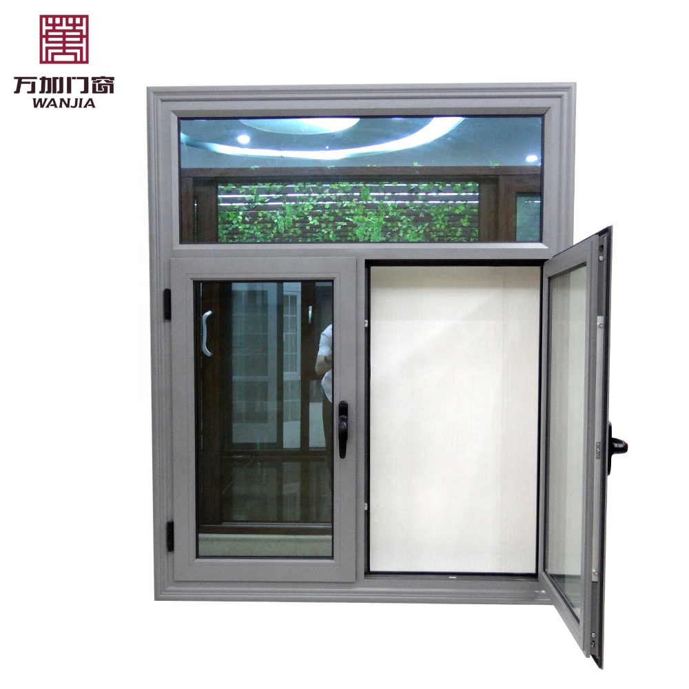 China Wholesale Window Manufacturers Grills Design 48 X 60 Window Casement Aluminum windows Hurricane Impact windows