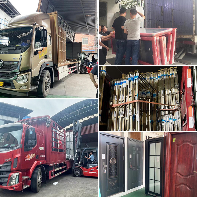 Foshan Aluminum Alloy Anti-Theft Bedroom Door Household Soundproof Environmentally Friendly All-Aluminum Interior Study Door