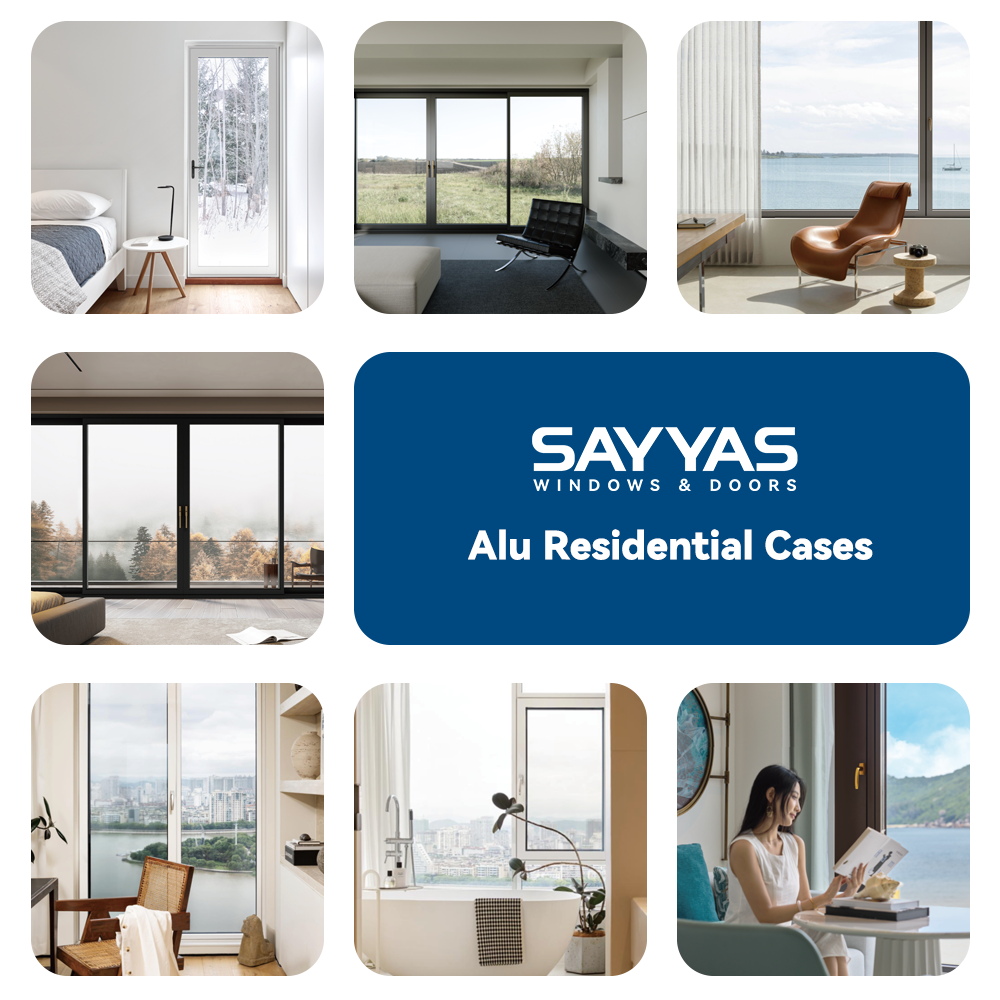 Customized Modern Heavy Duty Aluminum Lift and Slide Door Integrated Screen Double Glazing Tempered Glass Sayyas Windows JE140