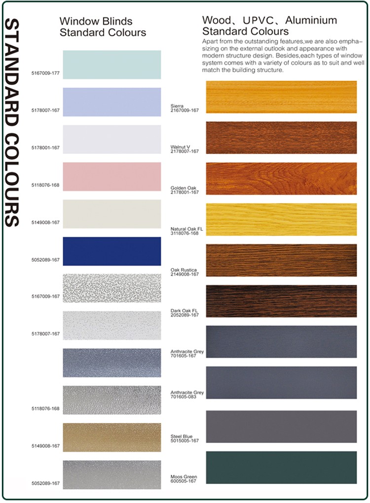 Aluminum window color customization