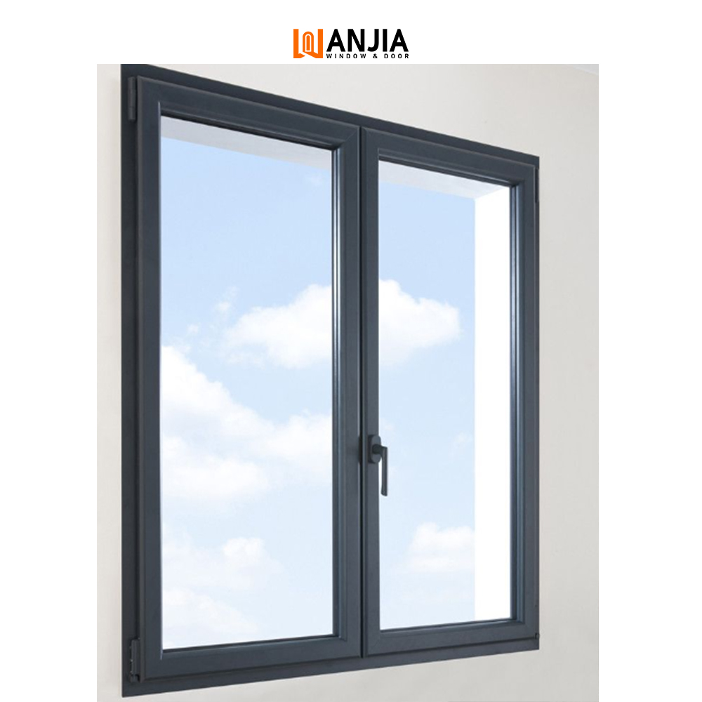 Supper Insulation Custom Soundproof Passive House Windows House Double Glazed Windows Aluminum Caement Windows