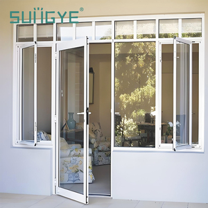 French Style Casement Swing Door Double Glass