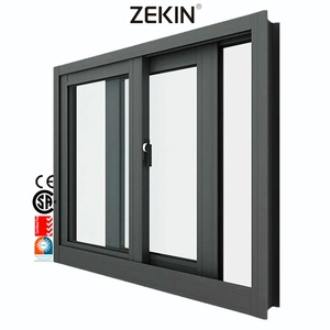 ZEKIN Modern Aluminium Laminated Sound Absorbing Sliding Windows