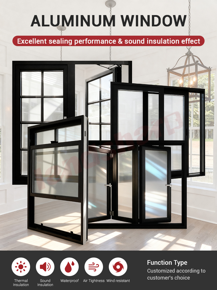Thermal Break Aluminum Alloy Fold Window