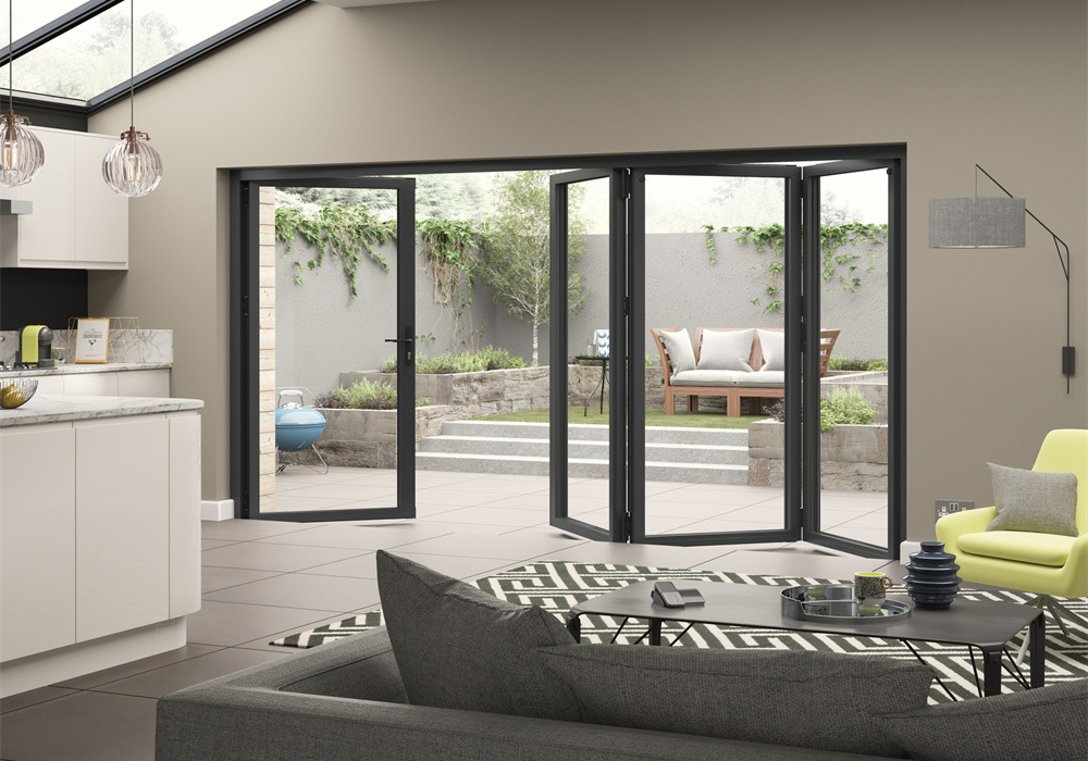 Overseas project case rendering with aluminum doors and windows 2