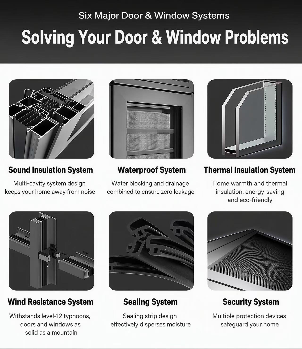 2026 Luxury Modern Aluminum Sliding Window CE NFRC AS2047 UL Certified 6063-T5 OEM ODM Thermal Break Exterior Soundproof Villa