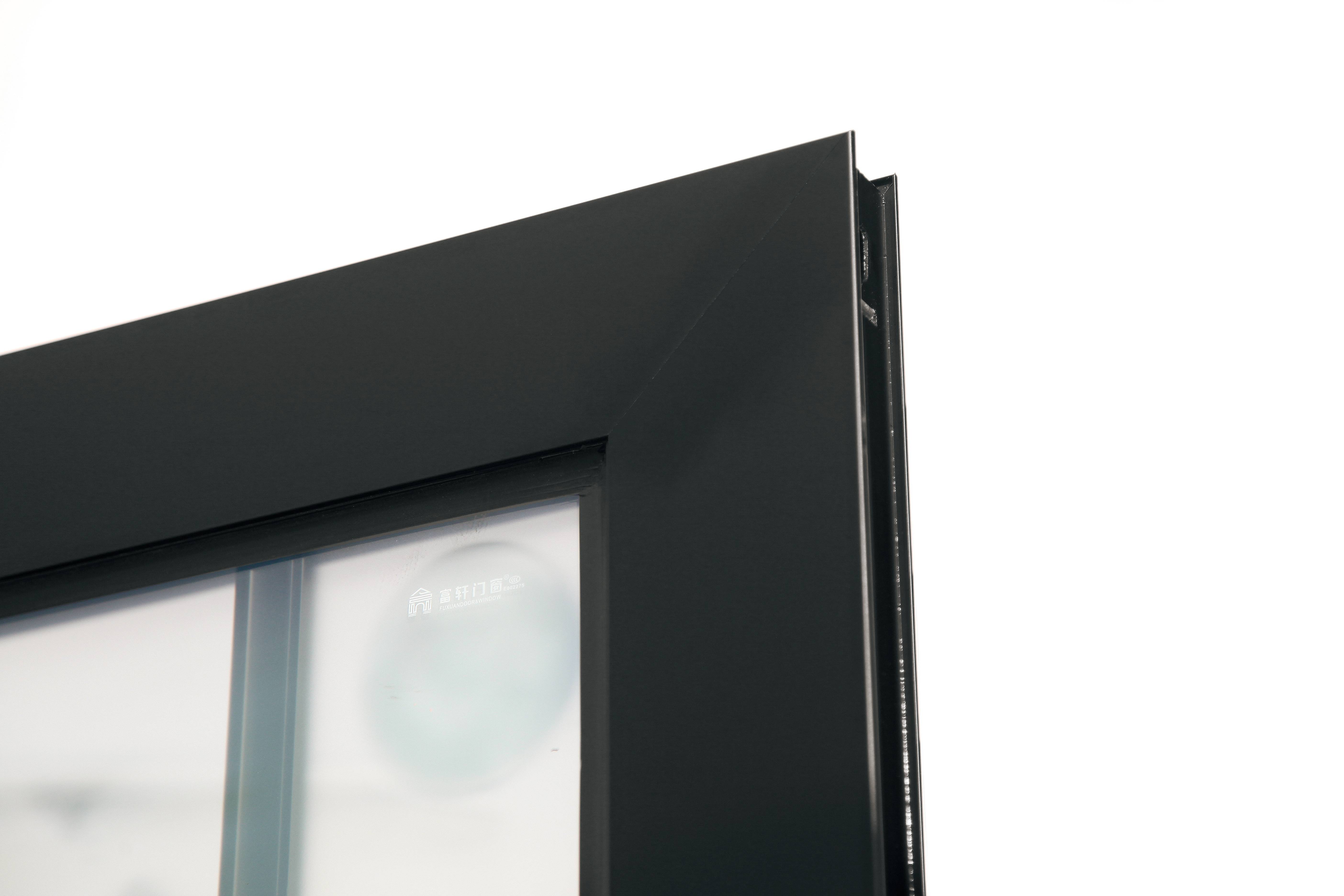 Fuson Tempered Glass Casement Door Aluminium Casement Door Interior Bathroom Swing Door With Private Label Wholesale
