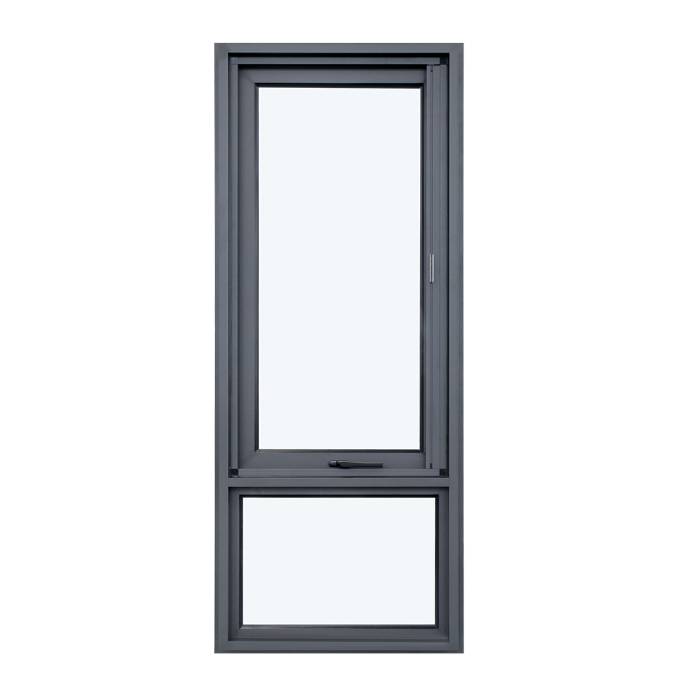 Florida Approval Hurricane Impact Windows Aluminium Awning Window New Design and Tempered Glass Aluminium Window