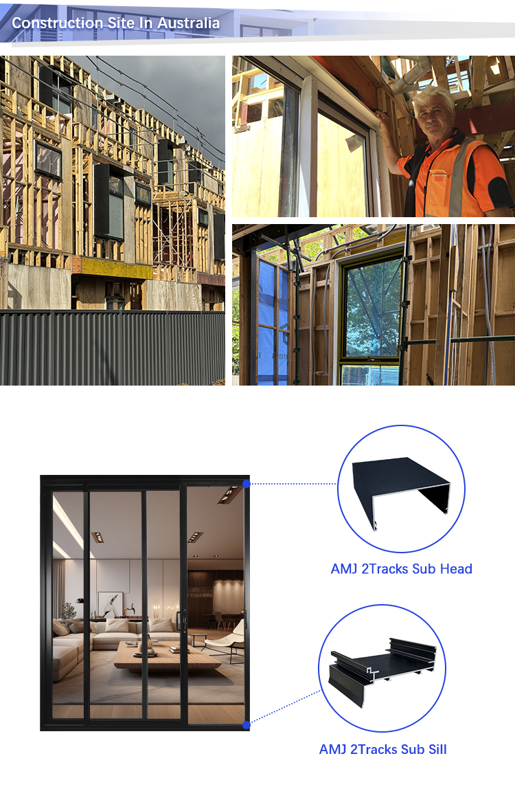AMJ Australian Standard Local Service Cheap Aluminum Price Double Glazed Villa Louvers Aluminium windows Jalousie Louver Window
