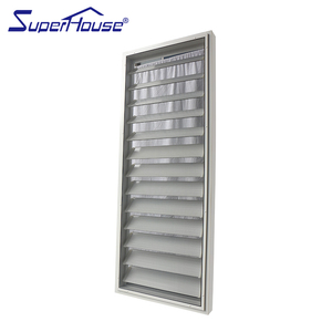 Aluminum Insulated Glass Sun Louver windows
