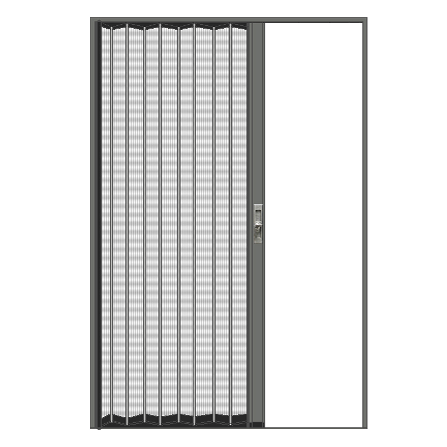 Anti-mosquito Fly Screen Door Thickened Aluminum Frame Anti Insect Mesh Sliding Door Folding Door for Household
