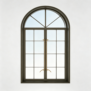 Retro French Arch Window Double Glazed