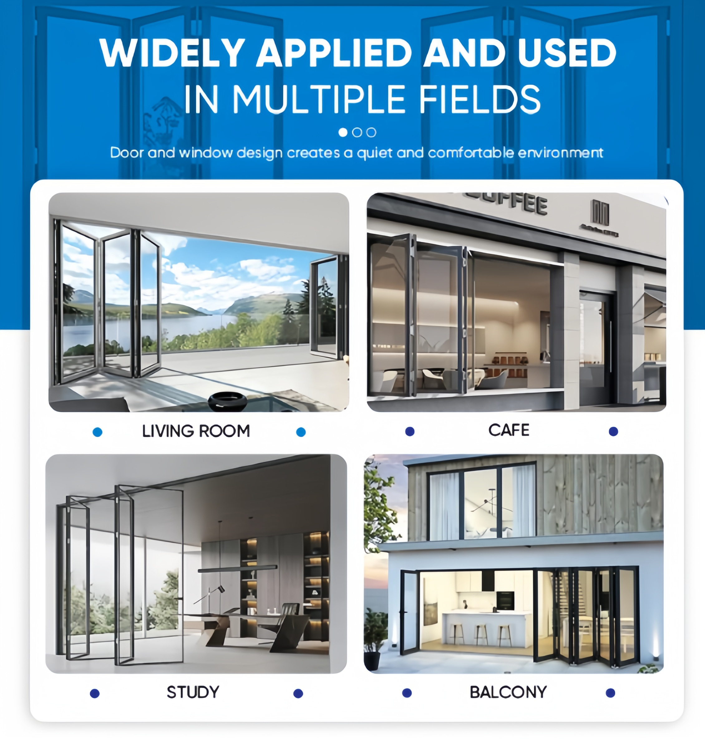 Custom Design Glass Commercial Entry Door Aluminum Alloy Store Front Aluminum Tempered clear Glass Continuous Hinges Front Door