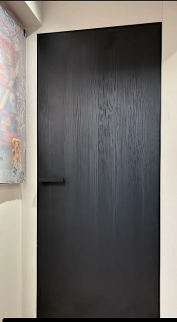 Aluminum-wood bedroom door.customize interior doors for residential use