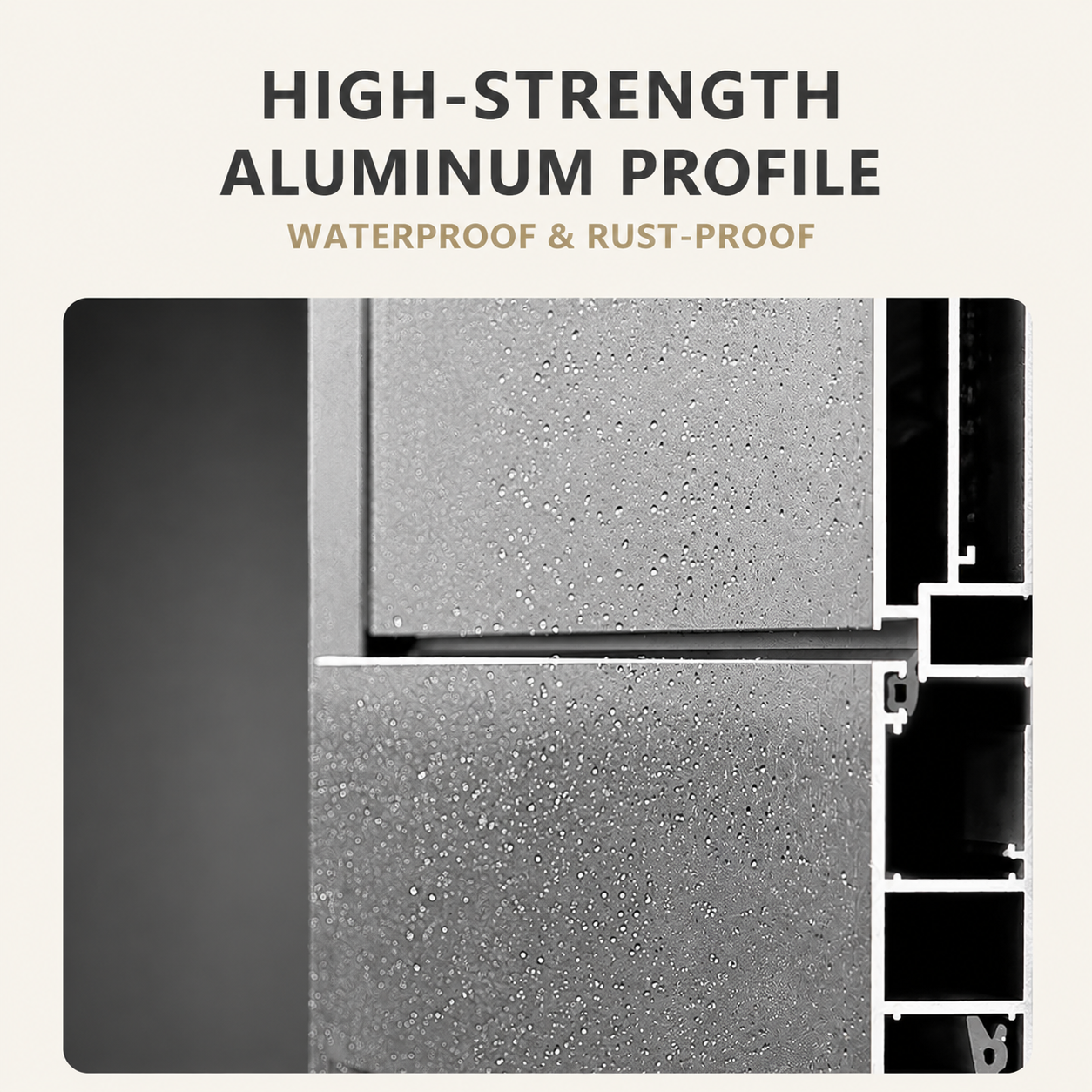 Modern Full Aluminum Entrance Door With Thermal Break Design For Luxury Villa Residential Projects
