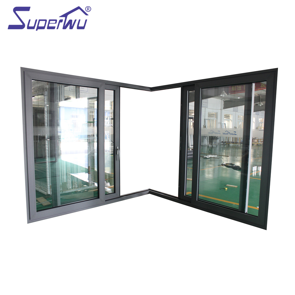 Florida Hurricane Proof Impact Rated Large Missile Sliding Patio Doors Aluminum Laminated Glass Sliding Door Impact Resistance