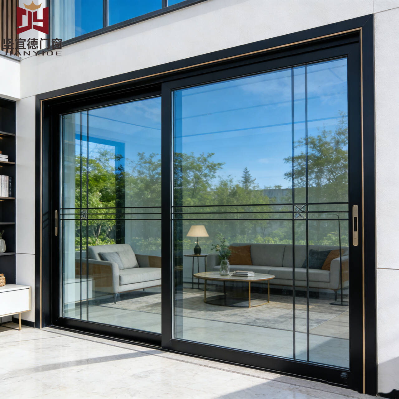 Aluminium Exterior Sliding Doors Heavy Duty Lift and Slide Door for Architectural Projects Custom Size OEM ODM CE Certified