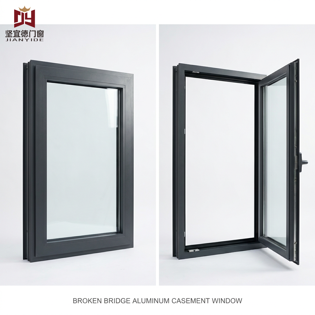 CE Certified Replacement Aluminium Tilt And Turn Casement Window Double Triple Glazed Low E Glass Latest European Style Window
