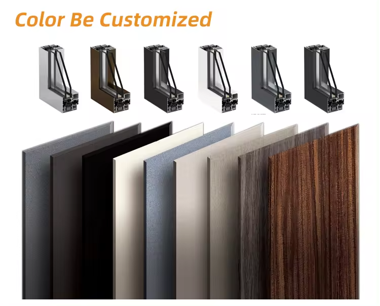 Modern Style 79x32 Aluminum Alloy Tempered Frosted Glass Door Waterproof for Interior Bathroom Use Finished Surface
