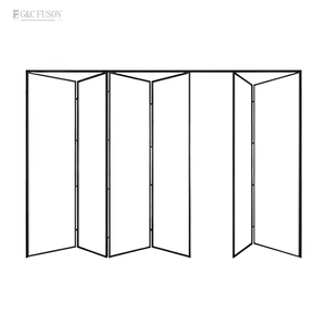 Fuson Latest Design Bi-Fold Doors Waterproof
