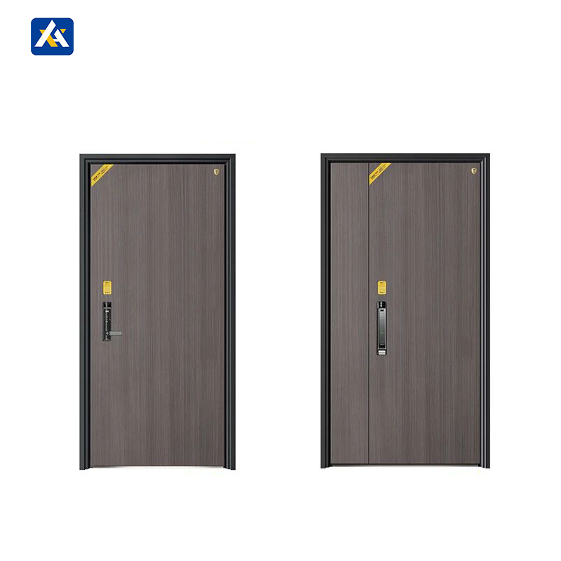 Custom High Quality Zinc Alloy External Security Doors For House Metal Front Entry Exterior Door