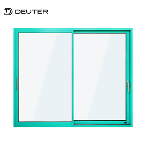 Typhoon Proof Aluminum Sliding Patio Door Thermal Break Double Glazed Slim Frame Soundproof Windproof for Humid Coastal Areas
