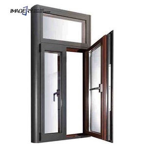 Aluminium Profile Double Glass Swing Casement Window