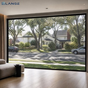 LANGE Hurricane Impact Triple Glass Fixed Window Aluminum Alloy Storm Proof