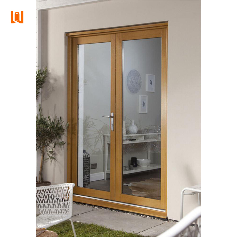 Wholesale Resort Houses Residential Interior French Doors Factory Direct Aluminum Casement Doors Aluminum Wood Doors