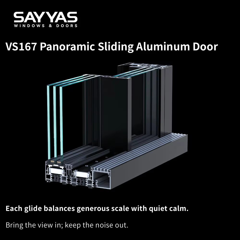Custom High-Strength Aluminum Sliding Door Double Glazing Tempered Glass Sound Insulation Minimalist Living Room Supermarket