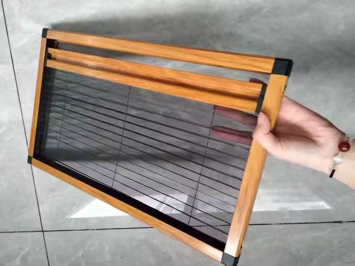 Dedimank Modern Aluminum Frame Retractable Roll-Up Door Stainless Steel Mesh Anti-Tear Insect Resistant Easy Installation Custom