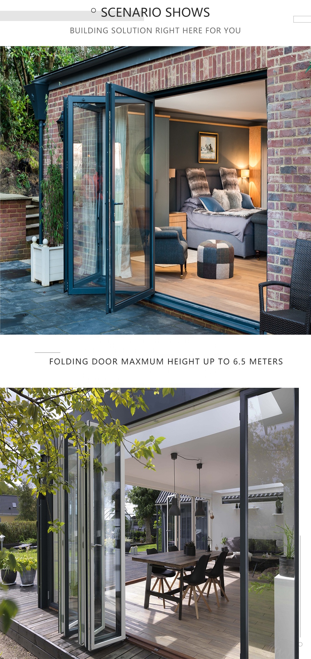 Folding Glass Door Mechanism