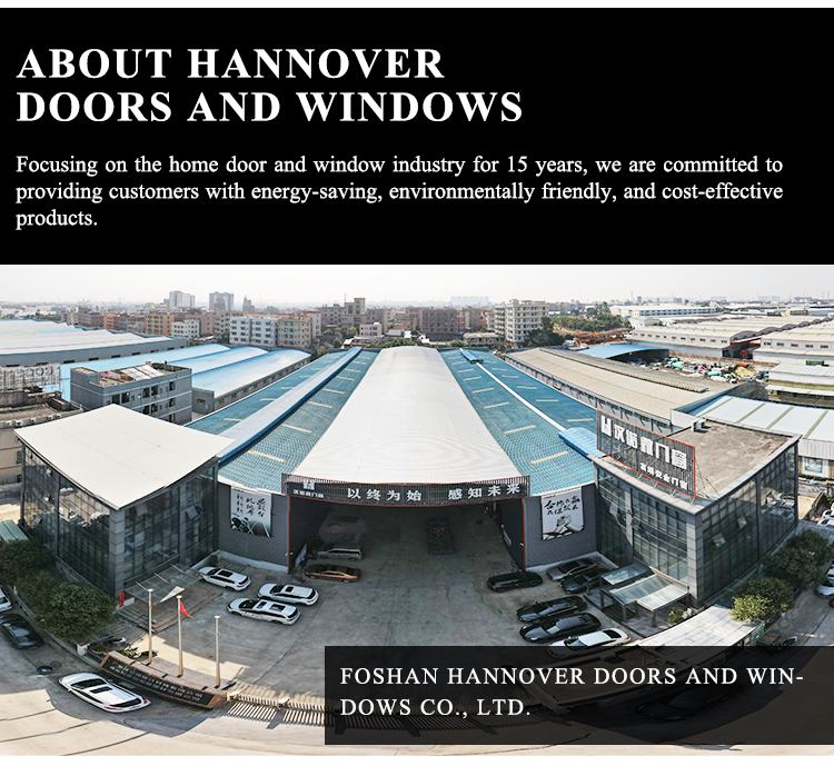 HANNOVER Crystal Folding Partition Door Fire Resistance Design Aluminum Folding Glass Door Accordion Doors Folding for Indoor