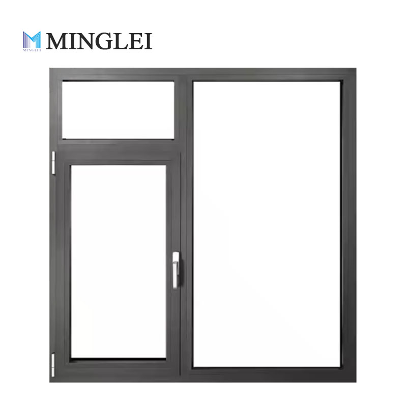 Thermal Break Triple Glazed Price Aluminum Windows House Windows With Grill and Mosquito Net